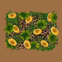 St Patricks Day Background Vintage Tee | Teevron