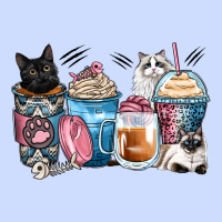 Cat Coffee Cups Urban Heavy Tee | Teevron