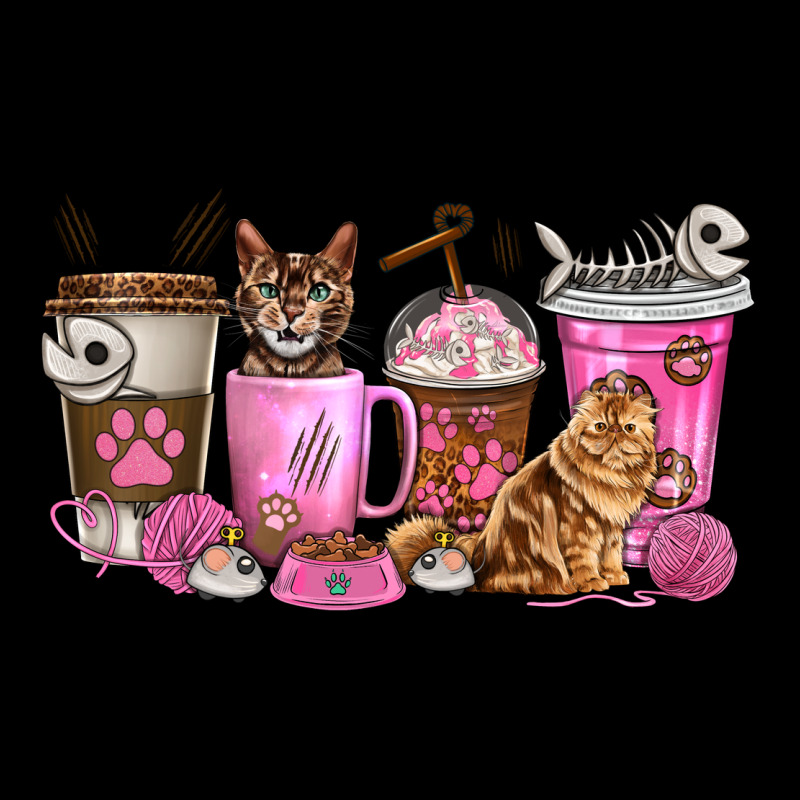 Cat Coffee Cups Heavyweight Sweatshirt by texasbilliewilder | Teevron