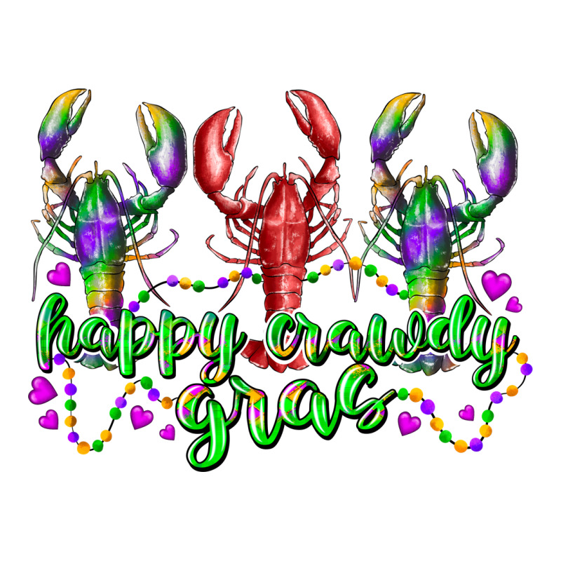 Happy Crawdy Gras Classic Tee by RacoonDesign | Teevron