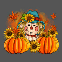 Fall Scarecrow With Pumpkins Zipper Hoodie | Teevron