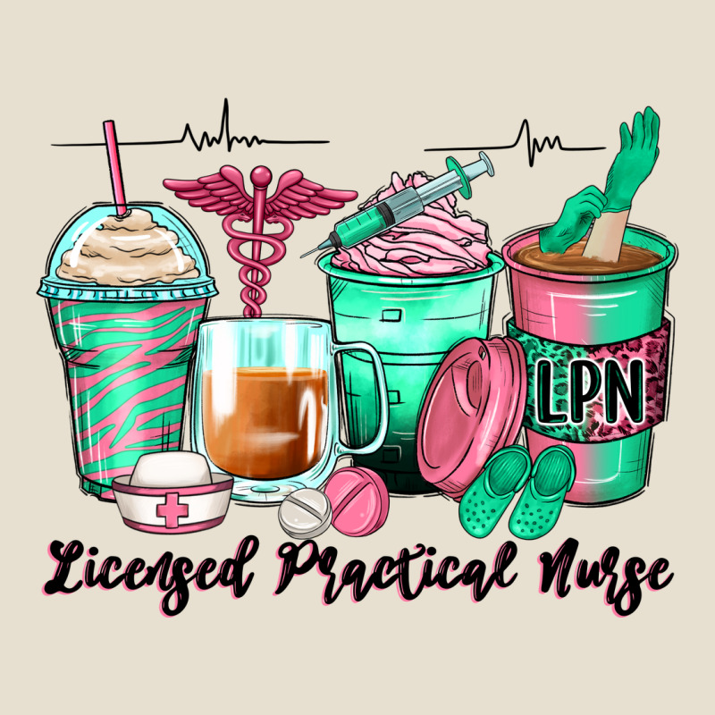 Licensed Practical Nurse Coffee Cups Urban Heavy Tee by Zillion Design Studio | Teevron