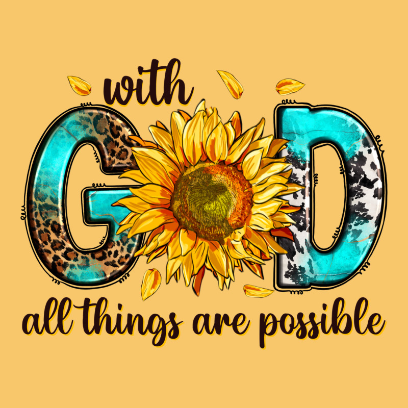 With God All Things Possible Vintage Hoodie by RanaPortraitStore | Teevron