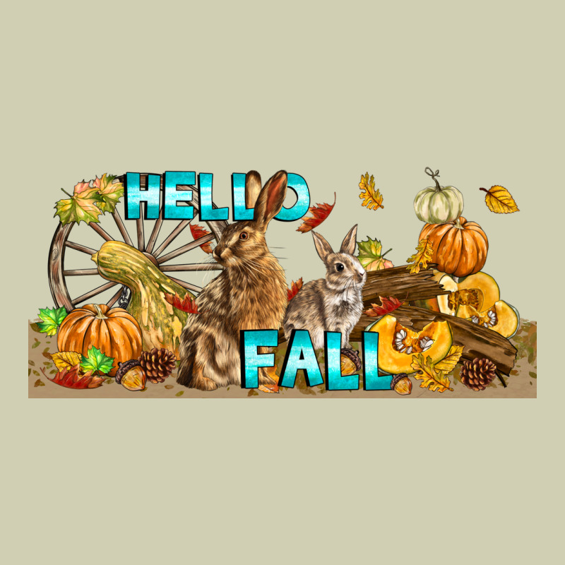 Hello Fall Rabbit Heavy Core Tee by LillyAllenDesigns | Teevron
