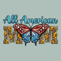 All American Mom American Flag Butterfly Heavyweight Hoodie | Teevron