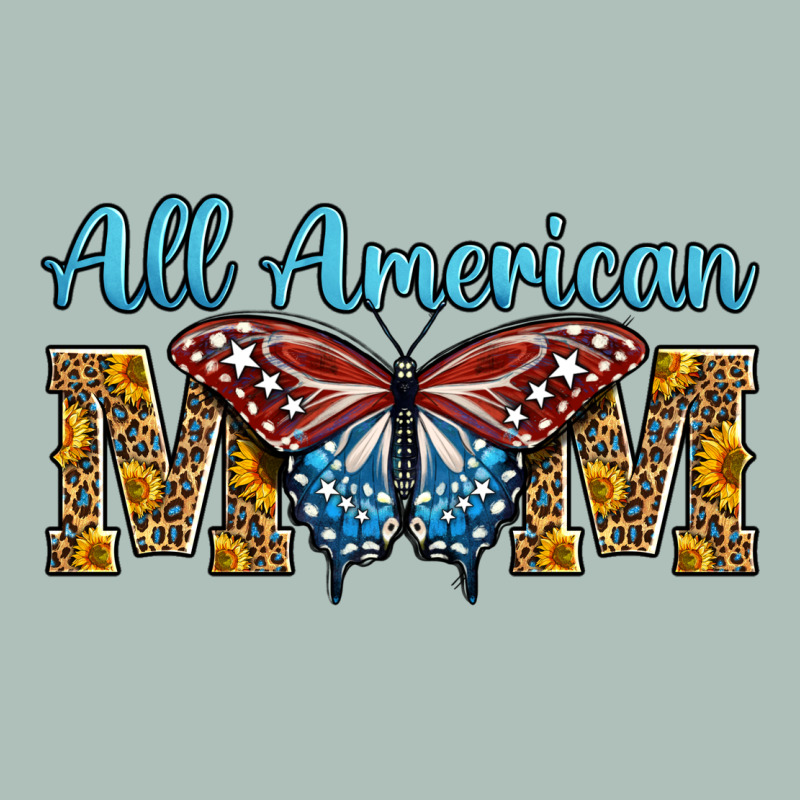 All American Mom American Flag Butterfly Heavyweight Hoodie by LillyAllenDesigns | Teevron