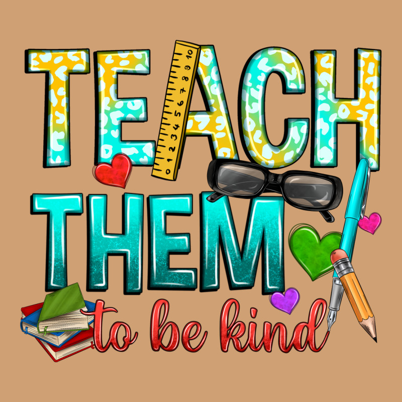 Teach Them To Be Kind Vintage Tee by texasbilliewilder | Teevron