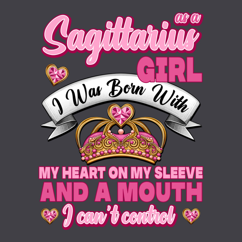 As A Sagittarius Girl I Was Born With My Heart On My Sleeve And  Mouth Heavyweight Hoodie by Jasminsmagicworld | Teevron