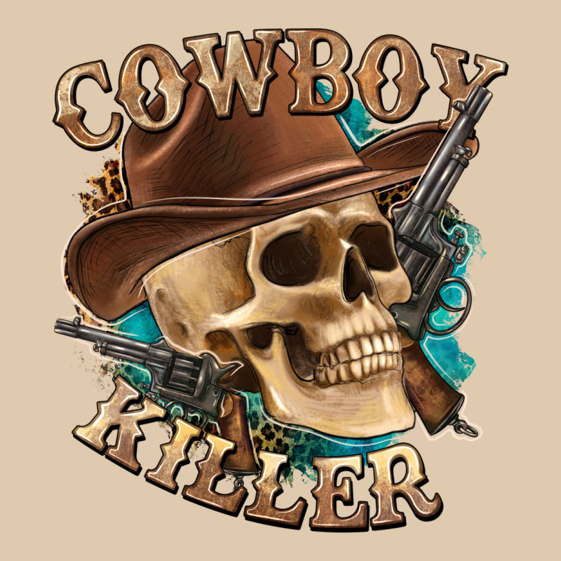 Cowboy Killer With Skull Heavyweight Sweatshirt by texasbilliewilder | Teevron