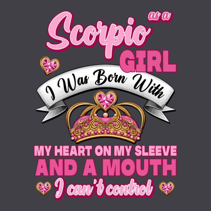 As A Scorpio Girl Zodiac Girls Heavyweight Hoodie by Jasminsmagicworld | Teevron