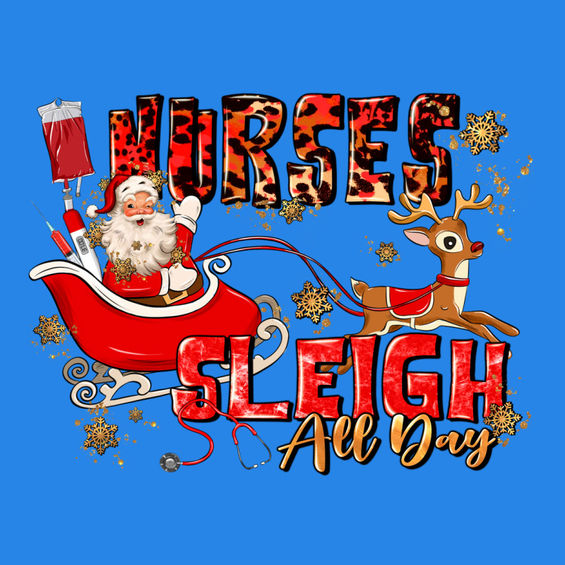 Nurses Sleigh All Day Premium Hoodie by MaliasSmallBusiness | Teevron