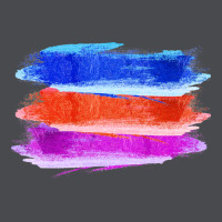 Blue Orange Purple Colored Triple Brush Strokes Zipper Hoodie | Teevron