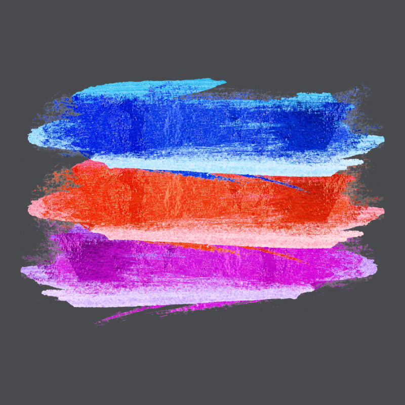 Blue Orange Purple Colored Triple Brush Strokes Zipper Hoodie by Bettercallsaul | Teevron