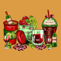 Wine Coffee Cups Urban Heavy Tee | Teevron