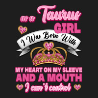 As A Taurus Girl Zodiac Girls Heavyweight Hoodie | Teevron