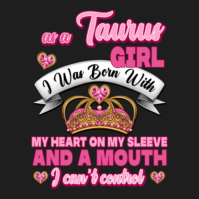 As A Taurus Girl Zodiac Girls Heavyweight Hoodie by Jasminsmagicworld | Teevron