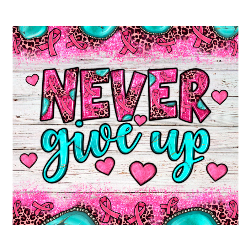 Never Give Up Zipper Hoodie by JahusDesignShop | Teevron