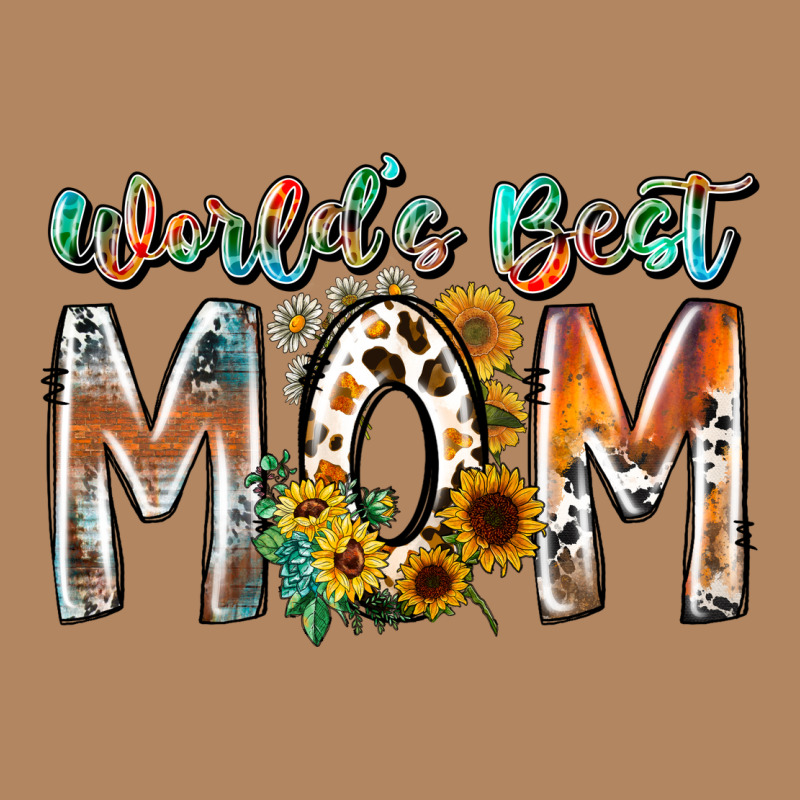 World Is Best Mom Long Sleeve Tee by RacoonDesign | Teevron