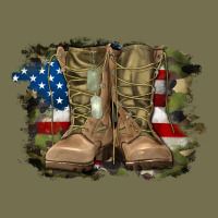 American Flag With Army Boots Vintage Hoodie | Teevron