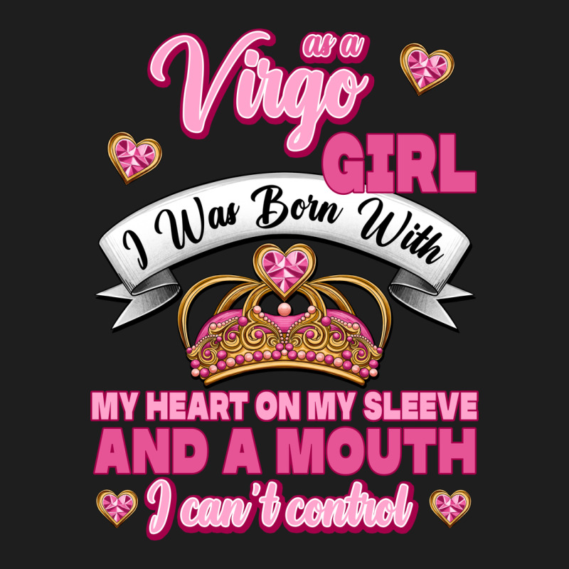 As A Virgo Girl Zodiac Girls Heavyweight Hoodie by Jasminsmagicworld | Teevron