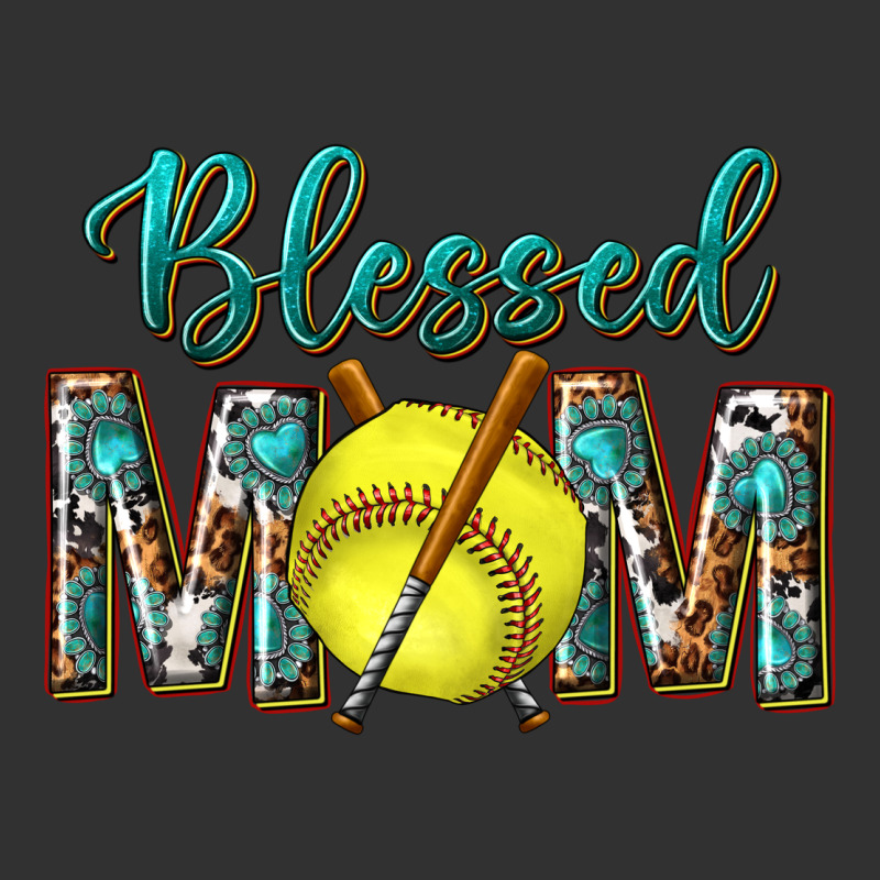 Western Blessed Mom With Softball Urban Heavy Tee by texasbilliewilder | Teevron
