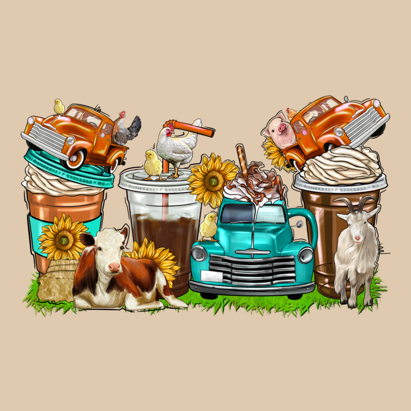 Farm Truck Coffee Cups Heavyweight Sweatshirt by texasbilliewilder | Teevron