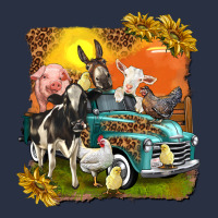 Farm Truck With Farm Animals Heavyweight Sweatshirt | Teevron