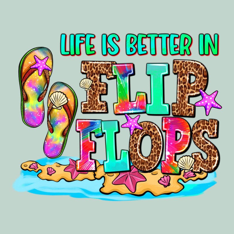 Life Is Better In Flip Flops Zipper Hoodie by AdoDesignShop | Teevron