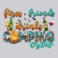 Fires Friends Drinks Camping Crew Heavyweight Sweatshirt | Teevron