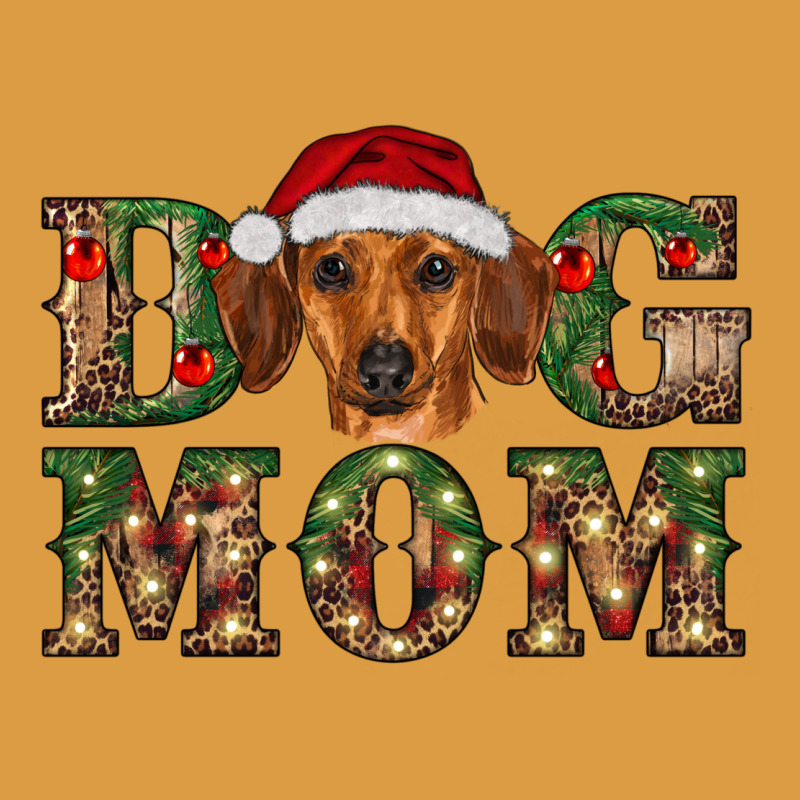 Christmas Dog Mom Dachshund Urban Heavy Tee by RanaPortraitStore | Teevron