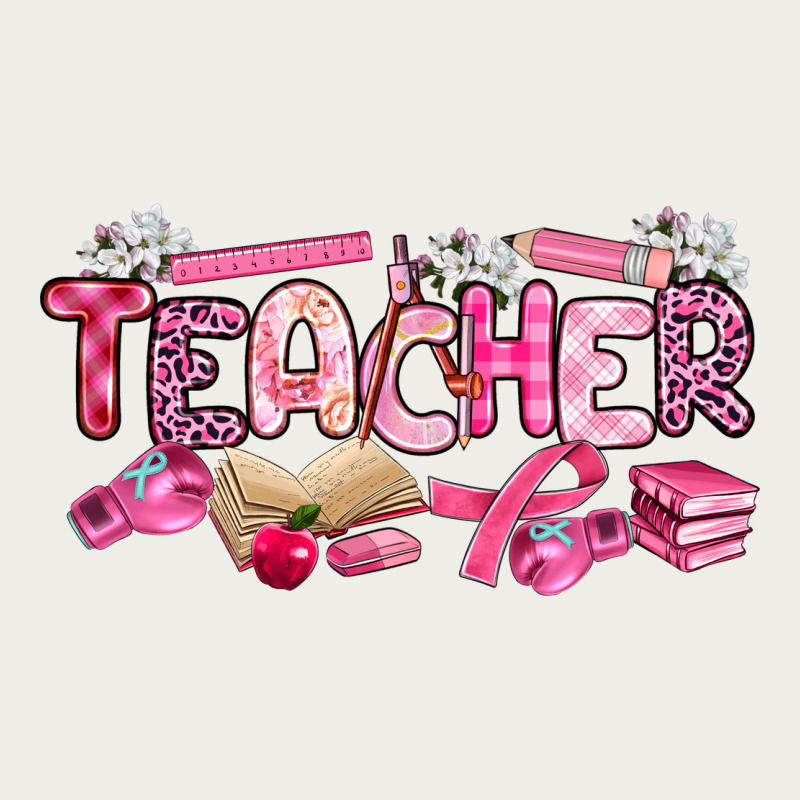 Breast Cancer Teacher Zipper Hoodie by Artiststas | Teevron