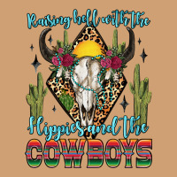 Raising Hell With The Hippies And The Cowboys Vintage Tee | Teevron