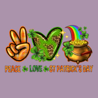 Peace Love St Patricks Day Heavyweight Hoodie | Teevron