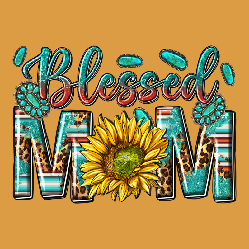 Western Blessed Mom With Sunflower Urban Heavy Tee by texasbilliewilder | Teevron