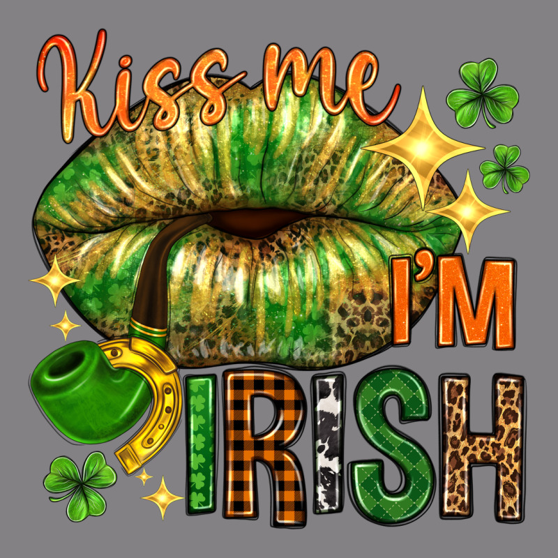 Kiss Me Im Irish With Lip Heavyweight Hoodie by NancyCooperArtShop | Teevron