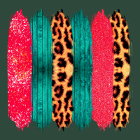 Colored Leopard And Wood Patterned Western Brush Strokes Zipper Hoodie | Teevron
