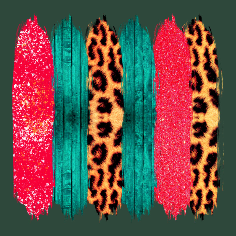 Colored Leopard And Wood Patterned Western Brush Strokes Zipper Hoodie by Bettercallsaul | Teevron