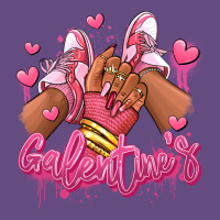 Galentines Afro Girl Sneakers Vintage Hoodie | Teevron