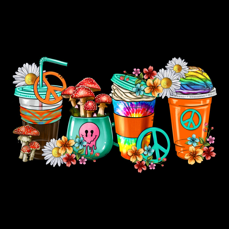 Hippie Coffee Cups Heavyweight Sweatshirt by texasbilliewilder | Teevron