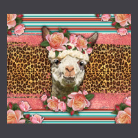 Llama And Roses Glitter Heavyweight Hoodie | Teevron