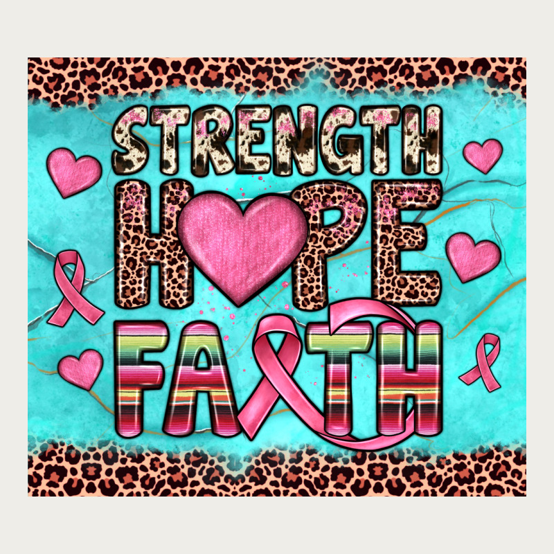 Strength Hope Faith Zipper Hoodie by JahusDesignShop | Teevron