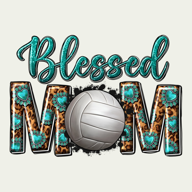 Western Blessed Mom With Volleyball Urban Heavy Tee by texasbilliewilder | Teevron