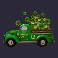 St Patricks Truck Shamrock Horseshoe Gold Vintage Tee | Teevron