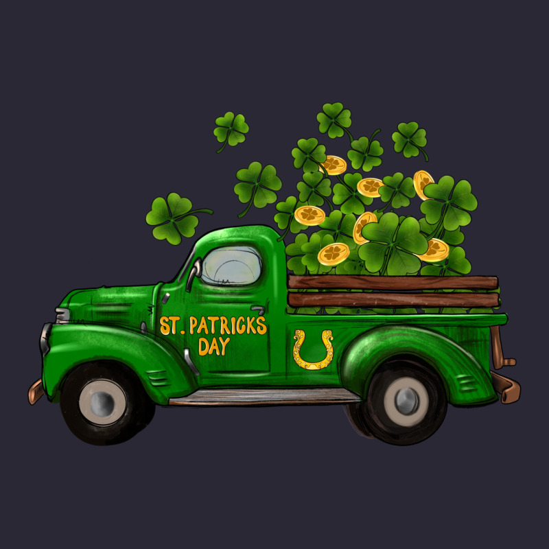 St Patricks Truck Shamrock Horseshoe Gold Vintage Tee by RanaPortraitStore | Teevron