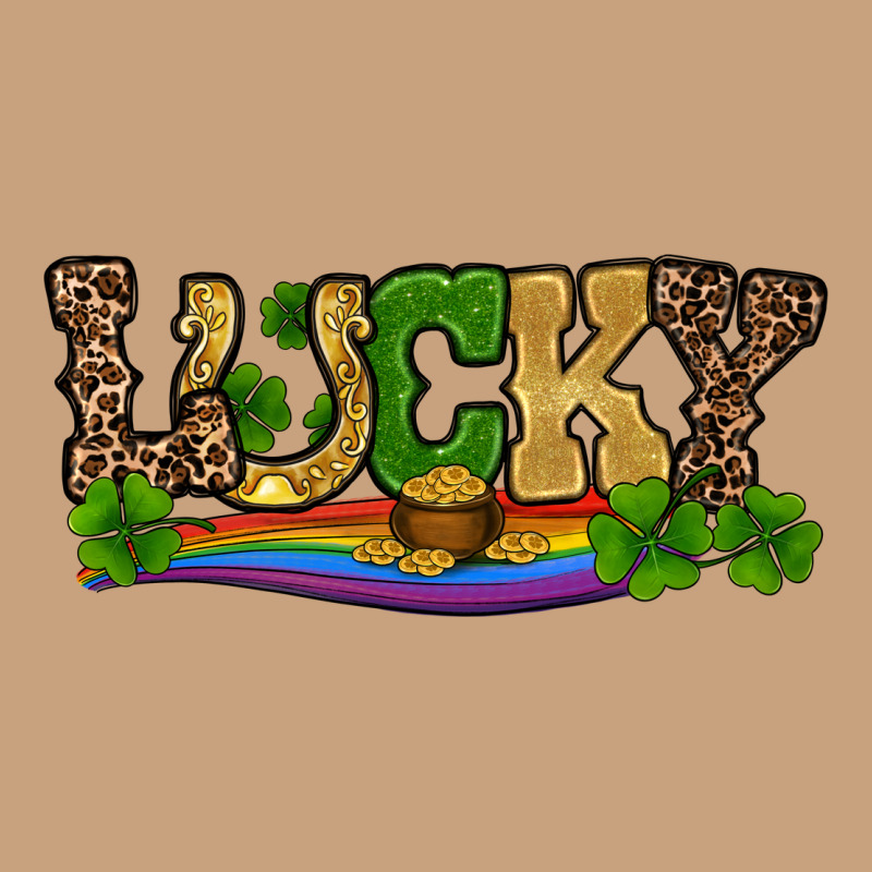 St Patricks Shamrock Gold With Rainbow Vintage Tee by RanaPortraitStore | Teevron