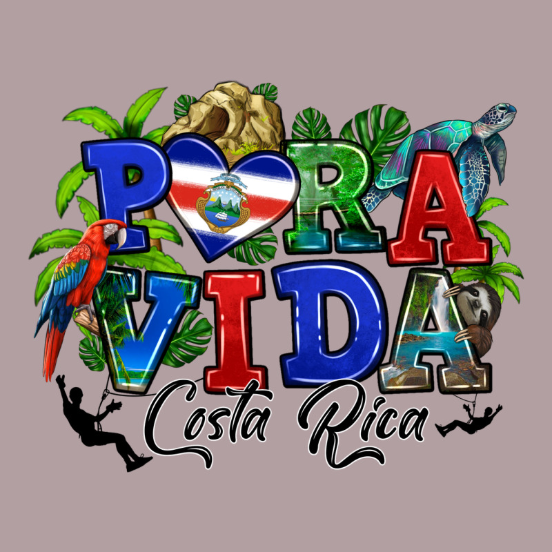 Pura Vida Costa Rica Rana Vintage Hoodie by RanaPortraitStore | Teevron