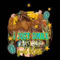 I Just Smile And Say God Bless Heavyweight Sweatshirt | Teevron