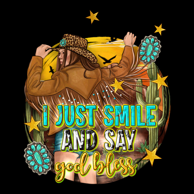 I Just Smile And Say God Bless Heavyweight Sweatshirt by texasbilliewilder | Teevron