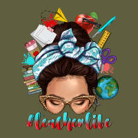 Teacher Life Messy Bun Vintage Tee | Teevron