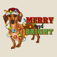 Merry And Bright Dachshund Urban Heavy Tee | Teevron